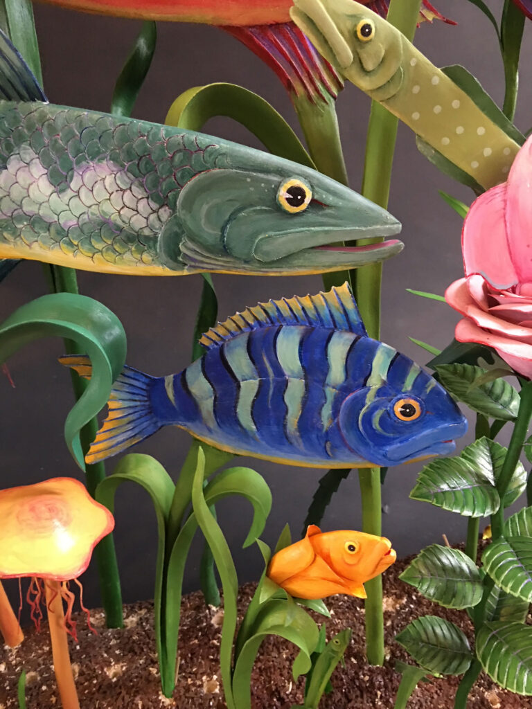 James Grashow artwork - Fleurarium_bluefish